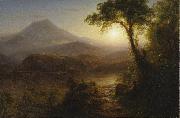 Frederic Edwin Church Tropical Scenery oil painting reproduction